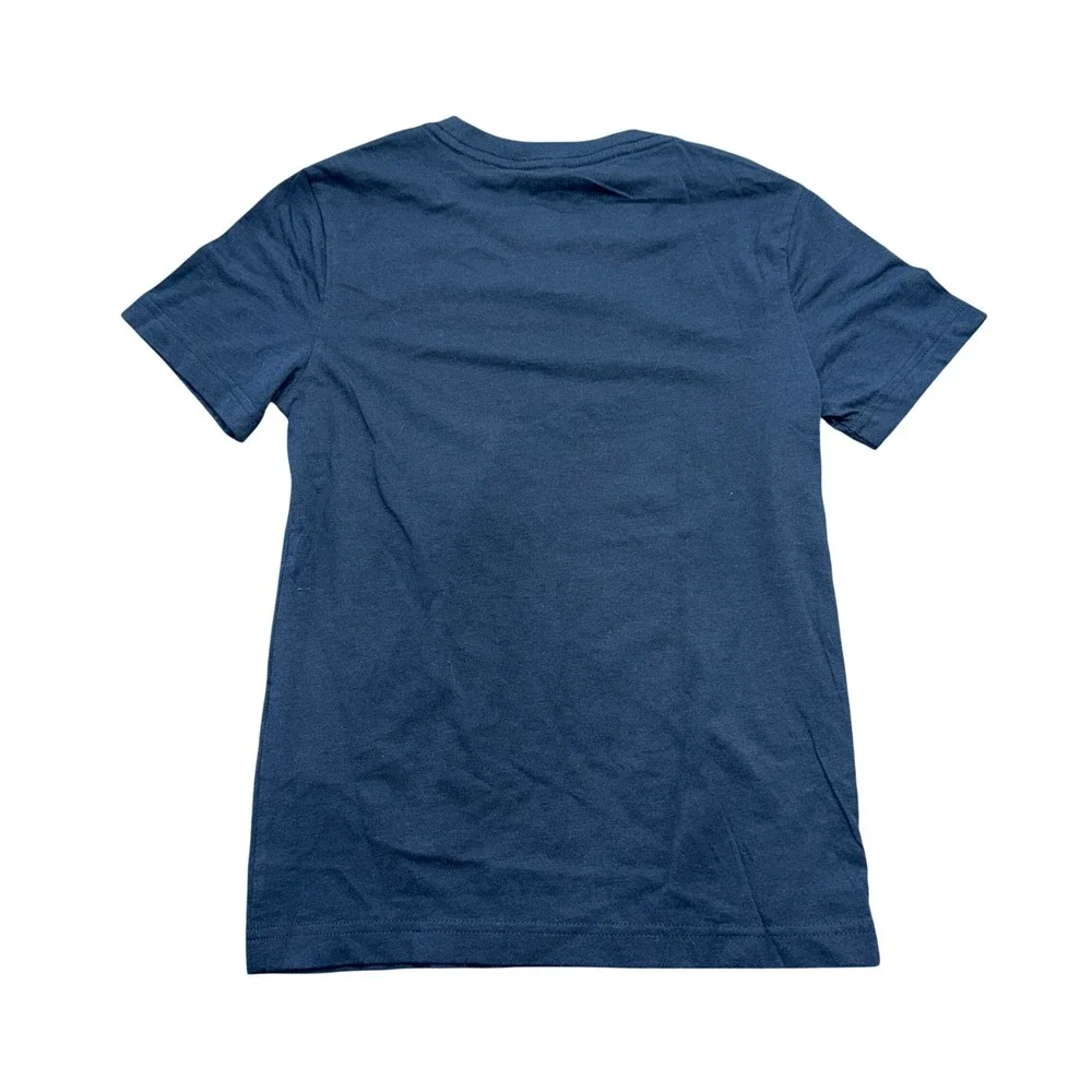 Hurley Boys Navy Blue Short Sleeve Graphic Tee Shirt Size M 7/8 8758-BCA